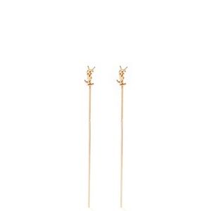 YSL CASSANDRE DROP EARRING
